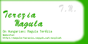 terezia magula business card